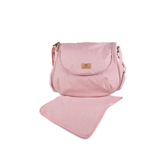Cangaroo Wickeltasche Naomi Wickelunterlage, verstellbarer Gurt, Reißverschluss rosa