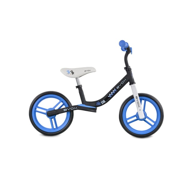 Byox Laufrad Zig-Zag, EVA-Reifen, Sattel einstellbar von 36 - 45 cm ab 12 Monate hellblau