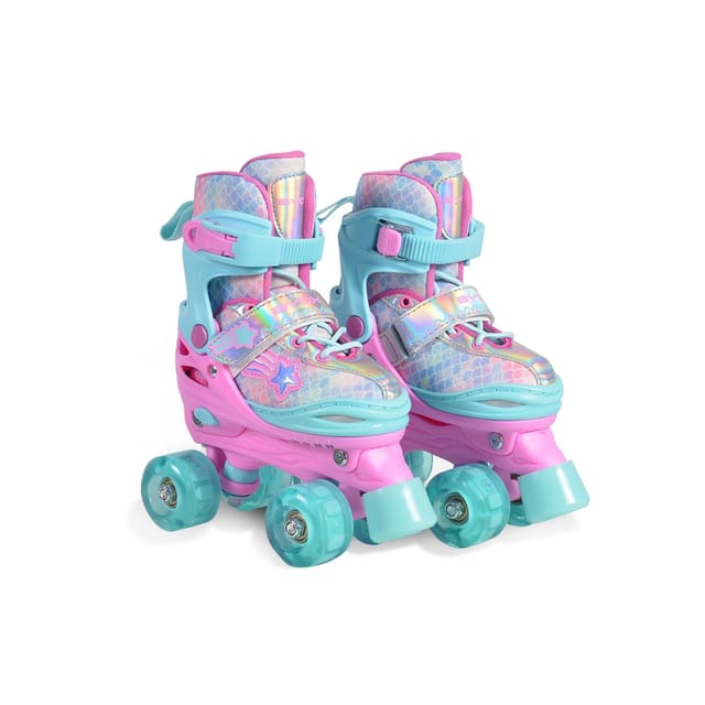 Byox Rollschuhe Ariel, leuchtende PU-Rollen, ABEC-5 Lager, Größe M (34-37)