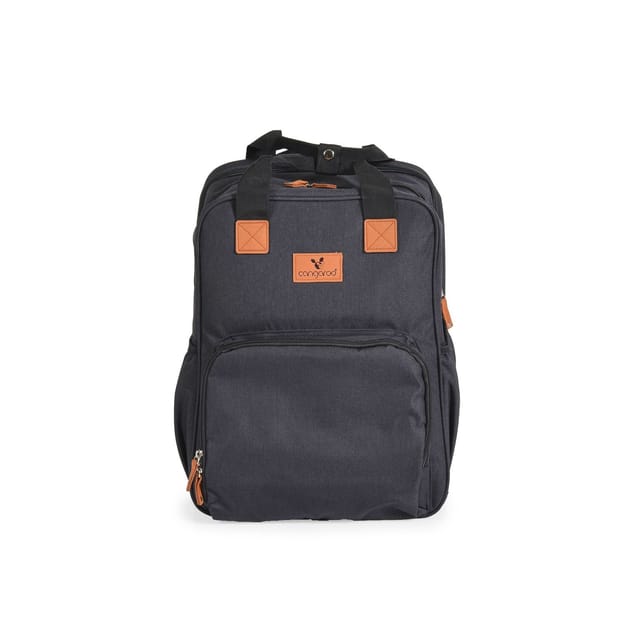 Cangaroo Kinderwagentasche Liana 2 in 1 Rucksack Babybett Reißverschluss Clips schwarz