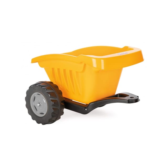 Pilsan Anhänger für Kindertraktor 07317 Active, bis 35 kg belastbar, ab 3 Jahren gelb