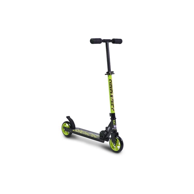 Byox Kinderroller Rendevous, Höhe einstellbar, klappbar, PU-Räder, ABEC-7 grün