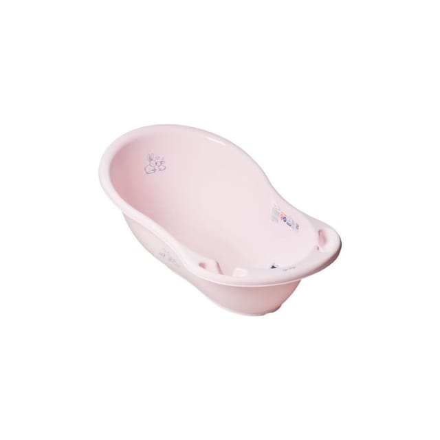 Chipolino Babybadewanne Marea Hase Ablagefächer eine Länge von 102 cm ab Geburt pink