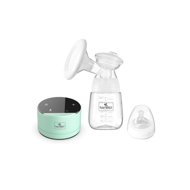 Lorelli elektrische Milchpumpe Daily Comfort Touchscreen, 180 ml, Schutzdeckel grün