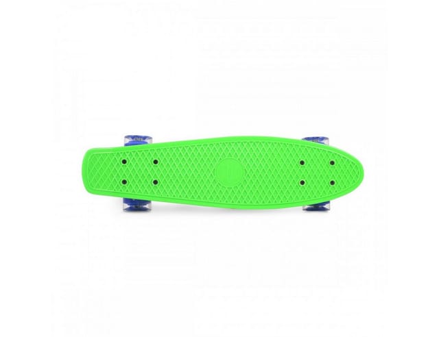 Byox Kinder Skateboard Spice LED 22 Zoll, Aluminium Achse, 80A 45mm, ABEC-7 hellgrün