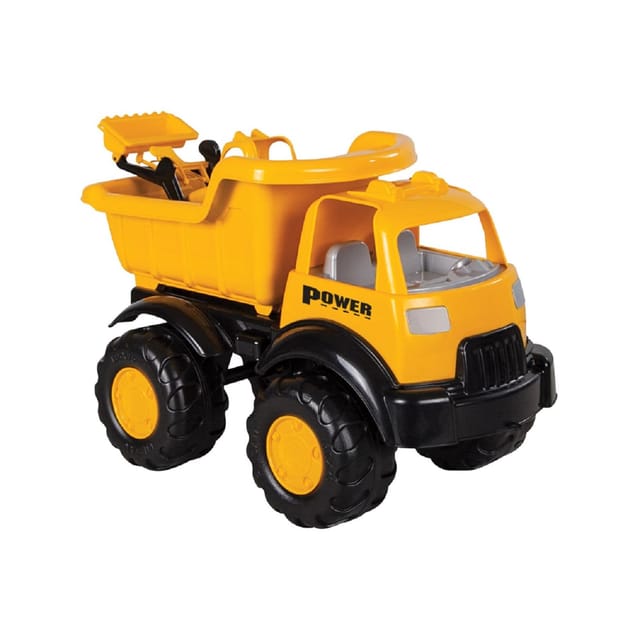 Pilsan Spielzeug Baustellen LKW 49 x 31 x 26 cm mit Bulldozer 06518