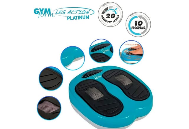Gymform® Shiatsu Fußmassagegerät und Beinmassagegerät Leg Action Platinum