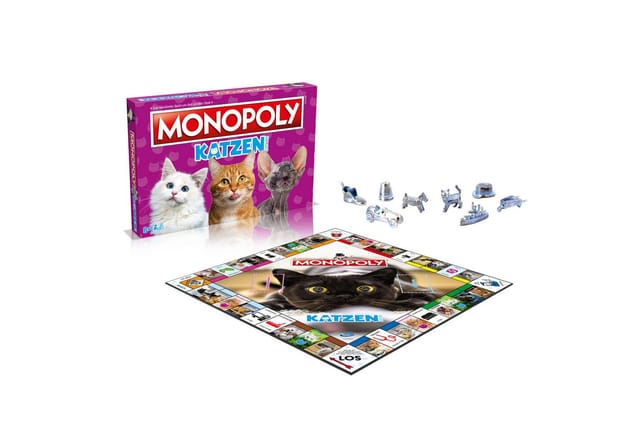 Monopoly - Katzen Brettspiel Gesellschaftsspiel Spiel Tiere