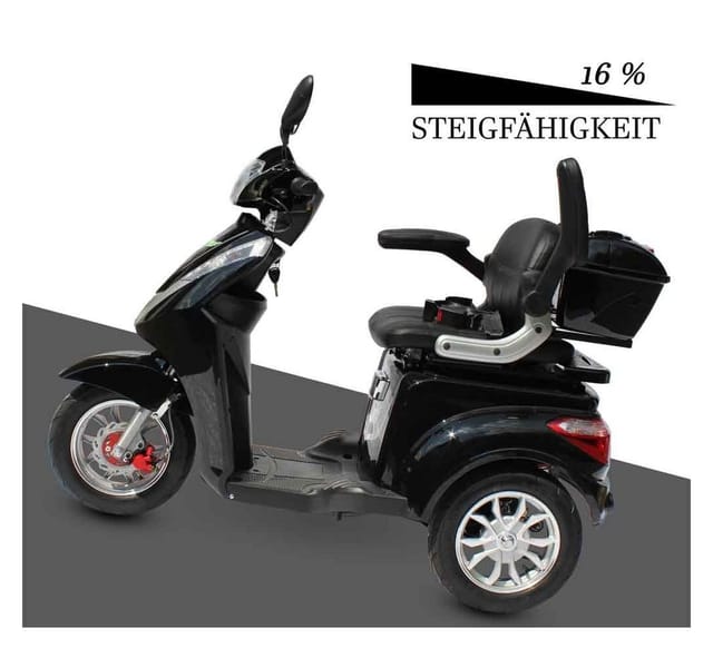 ECO ENGEL 501 Schwarz Senioren Roller, 25 km/h Seniorenmobil