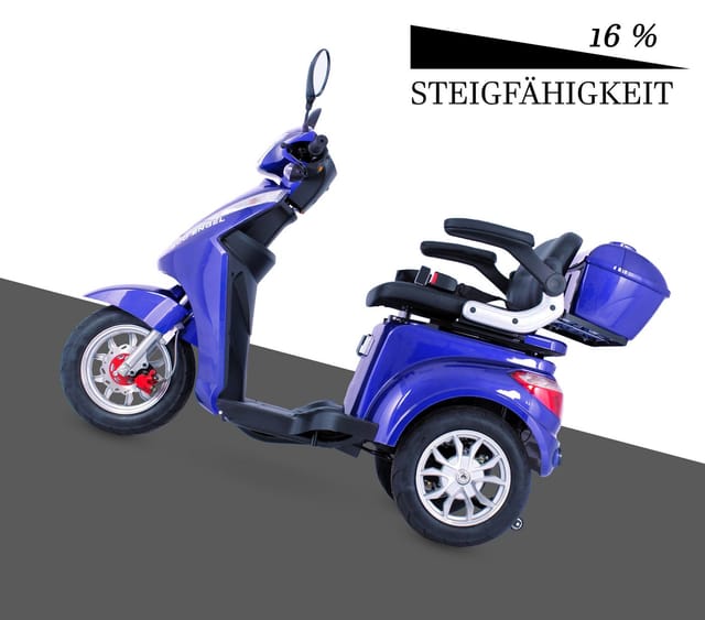 ECO ENGEL 501 Blau Senioren Roller, 25 km/h Seniorenmobil