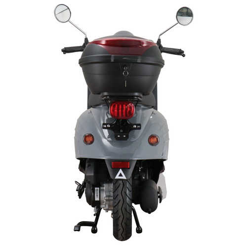 Alpha Motors Motorroller Adria 50 ccm 45 km/h EURO 5 grau inkl. Topcase Bild 4