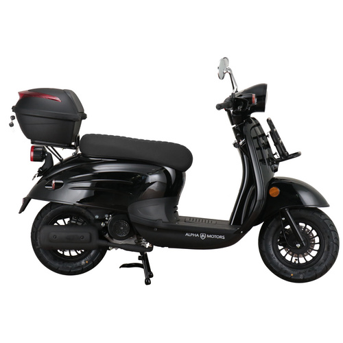Alpha Motors Motorroller Adria 50 ccm 45 km/h EURO 5 schwarz inkl. Topcase Bild 2