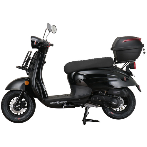 Alpha Motors Motorroller Adria 50 ccm 45 km/h EURO 5 schwarz inkl. Topcase Bild 5