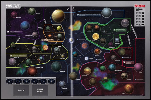 Risiko Star Trek Strategie Spiel Gesellschaftsspiel Brettspiel - streng limitiert - deutsch