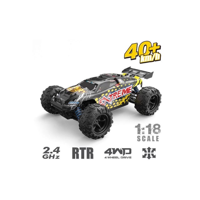 ES-Toys RC Elektro Buggy Maßstab 1:18 Extreme 302E, Allradantrieb, Stoßdämpfer schwarz
