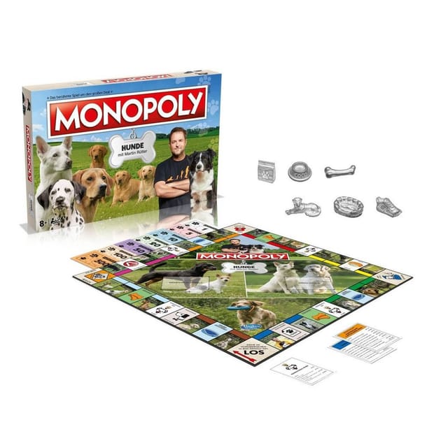 Monopoly - Hunde (mit Martin Rütter) Brettspiel Gesellschaftsspiel Spiel Tiere