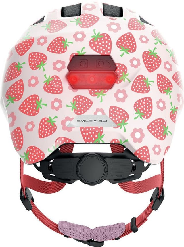 ABUS Kinder-Freizeithelm "Smiley 3.0 LED " rose strawberry