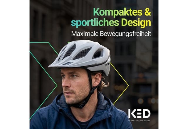 KED MTB Fahrradhelm Spiri II Trend, grau matt