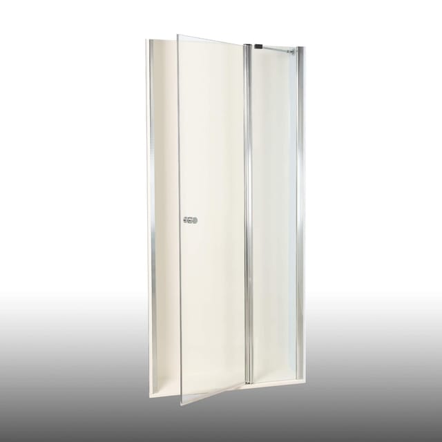 Duschkabine/ Duschabtrennung Dusbad Vital 2 Pendeltür an Festteil für Nischendusche links 925mm
