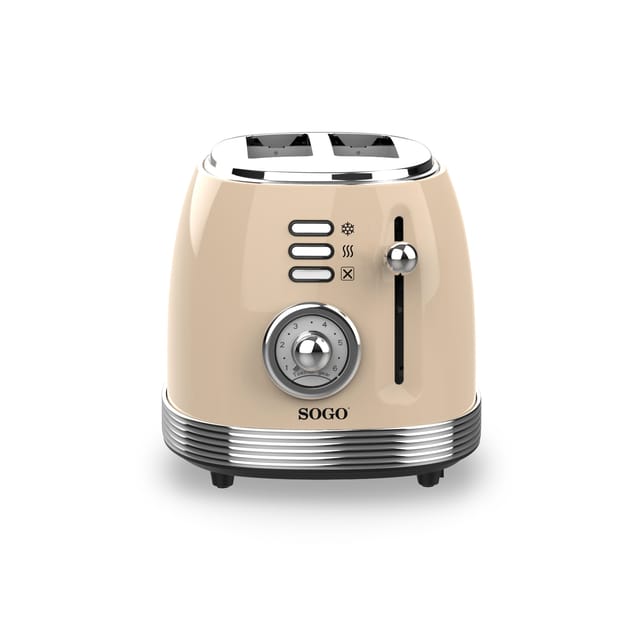 SOGO RETRO Serie Toaster beige