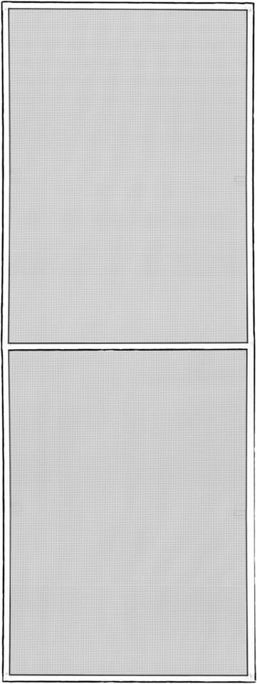 Schellenberg Fliegengitter für bodentiefe Fenster Premium, weiß, 120 x 240 cm
