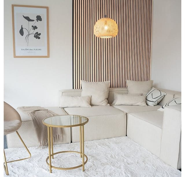 HOME DELUXE Akustikpaneel SONIC- versch. Ausführungen - Light Oak - 9 Paneel