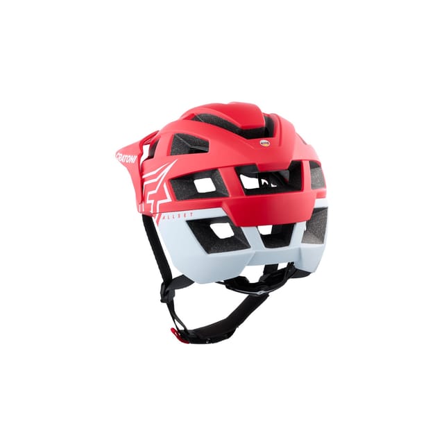 CRATONI MTB-Helm AllSet Pro rot/weiß matt