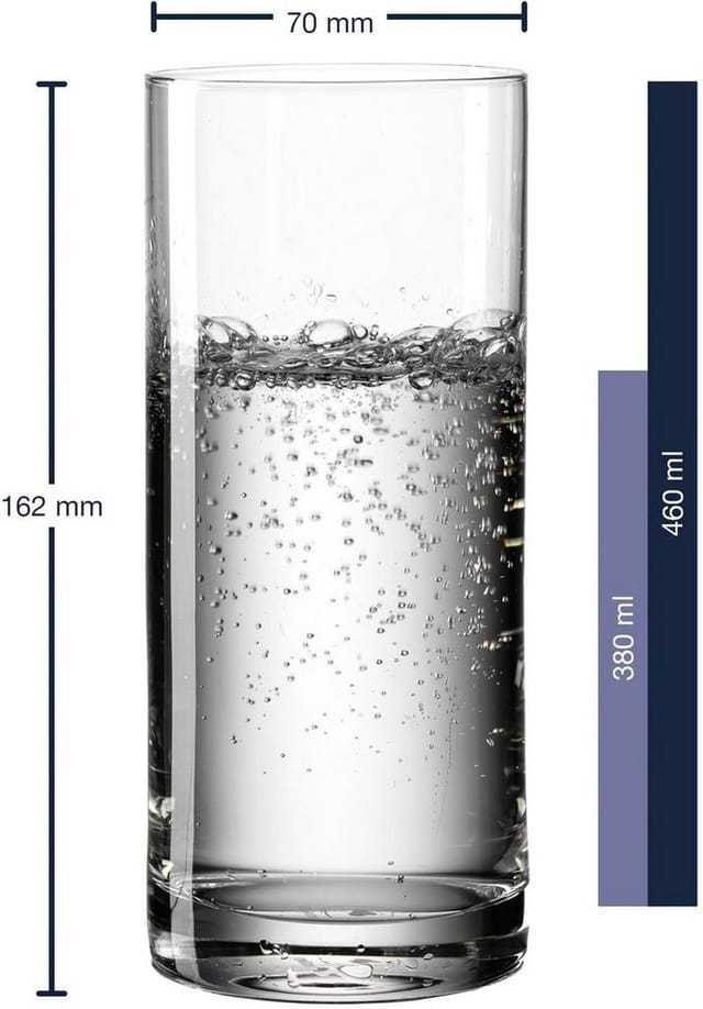Leonardo Trinkgläser Easy+ 380 ml 6er Set