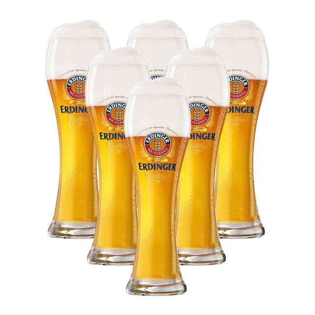 Ritzenhoff & Breker Weizenbiergläser Erdinger 500 ml 6er Set