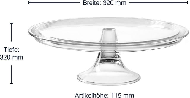 Leonardo Tortenplatte Ciao ø 32 cm