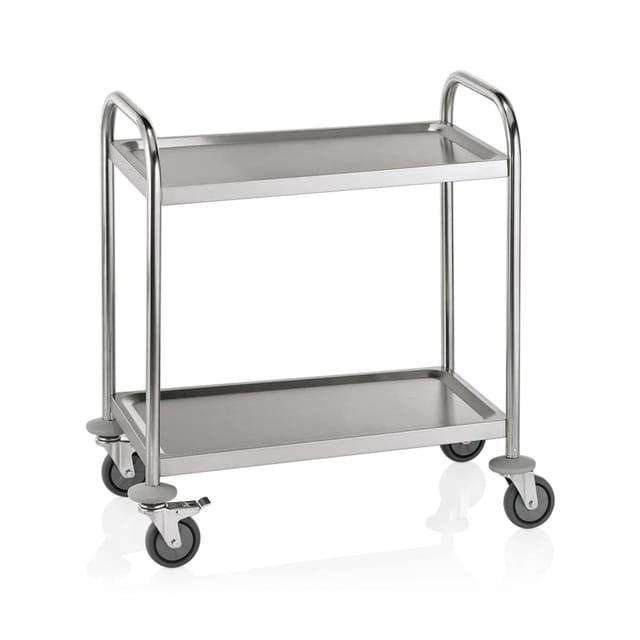 Servierwagen mit 2 Borden, 70,5 x 41 x 84 cm