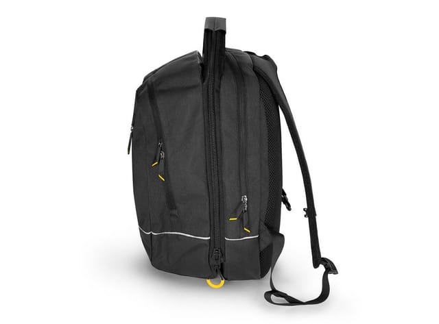 Fahrradtasche Doppelrucksack 2in1 30l schwarz