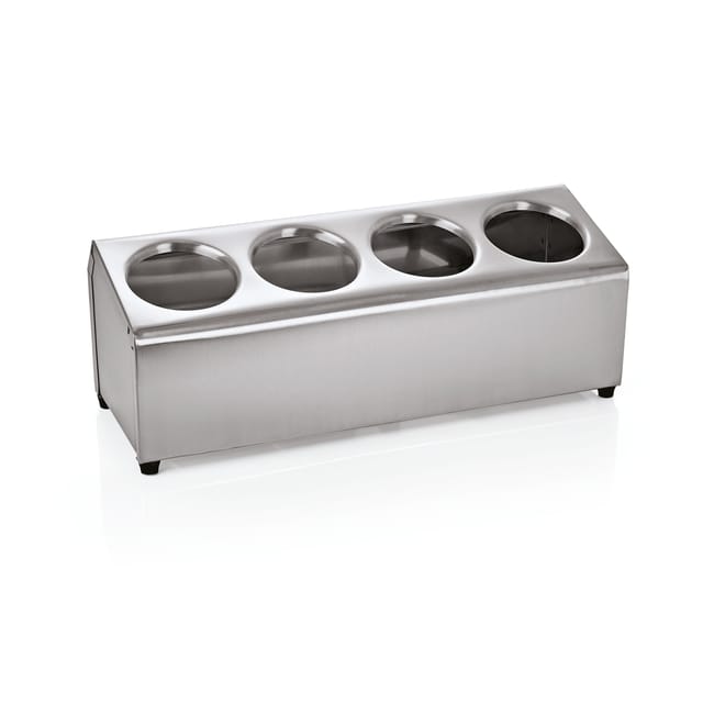 Besteckbehälter, Besteckbehälter Gastro für 4 Besteckköcher