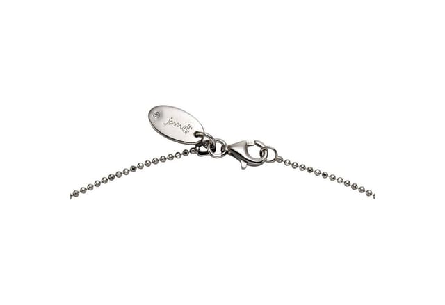 Jamelli Anhänger mit Kette 925 Silber Rosenquarz