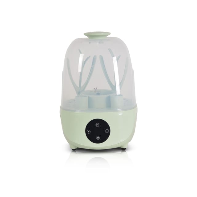 Cangaroo Sterilisator Verde 4 in 1 Flaschenwärmer, für 6 Flaschen, Dampfgarer grün