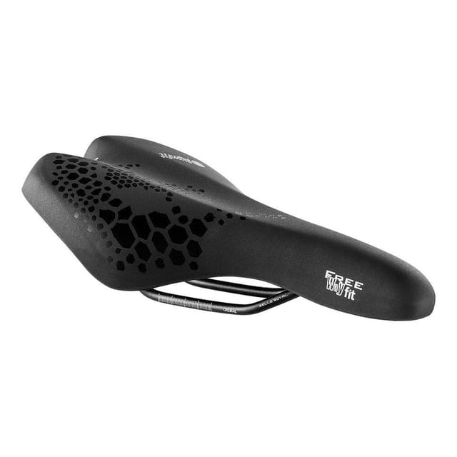 Fahrradsattel Freeway Fit, schwarz, Unisex, 257x210mm, athletic 45°