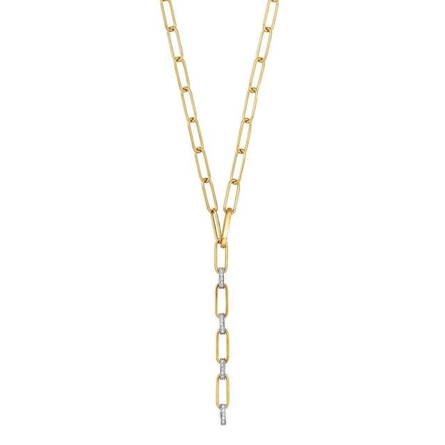 Julie Julsen Kette 925/- Sterling Silber vergoldet Zirkonia