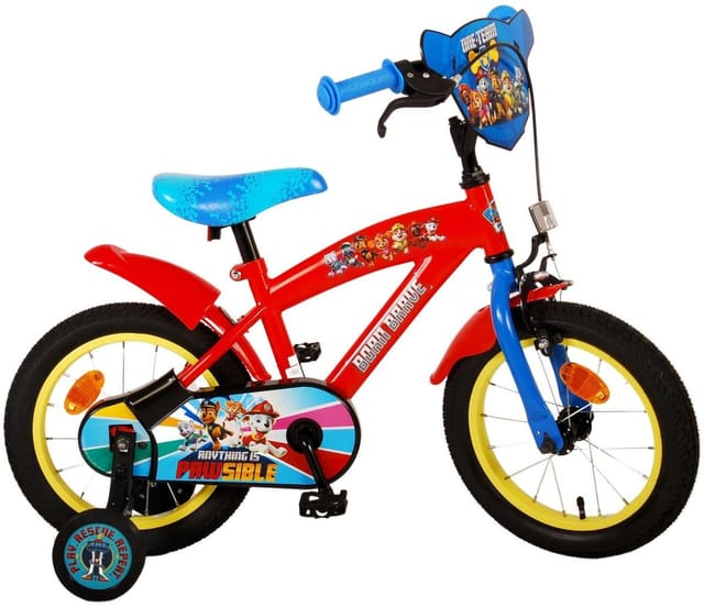 VOLARE Kinderfahrrad Paw Patrol 14 Zoll
