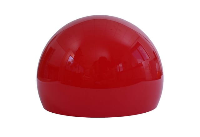 Lampenschirm MCW-M34 für Bogen- und Pendelleuchte, Ersatzschirm, Ø 40cm, Kunststoff ~ rot