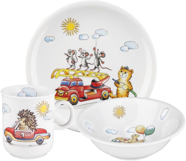Seltmann Weiden Kindergeschirr Set Compact Flinke Flitzer