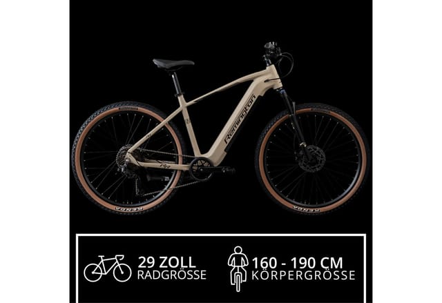 Remington XR01 E Bike Mountainbike 29 Zoll Pedelec 10 Gänge 540 Wh Akku Fahrrad Hardtail MTB