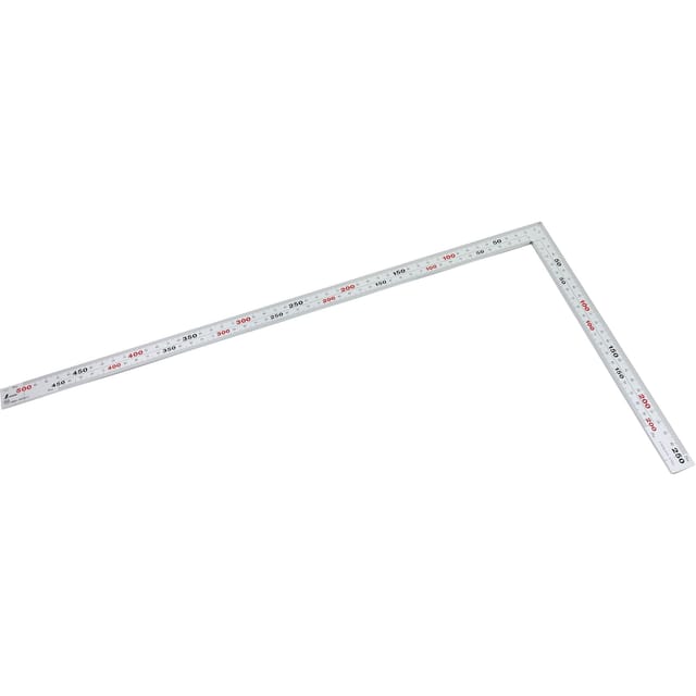 Shinwa 32589 Zimmermannswinkel 50x25 cm – 8 Skalen