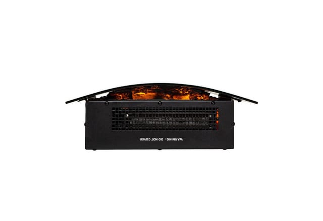 Klarstein Lamington Elektrokamin 2000 W LED-Flammen Heizlüfter Timer Ambientelicht Schwarz