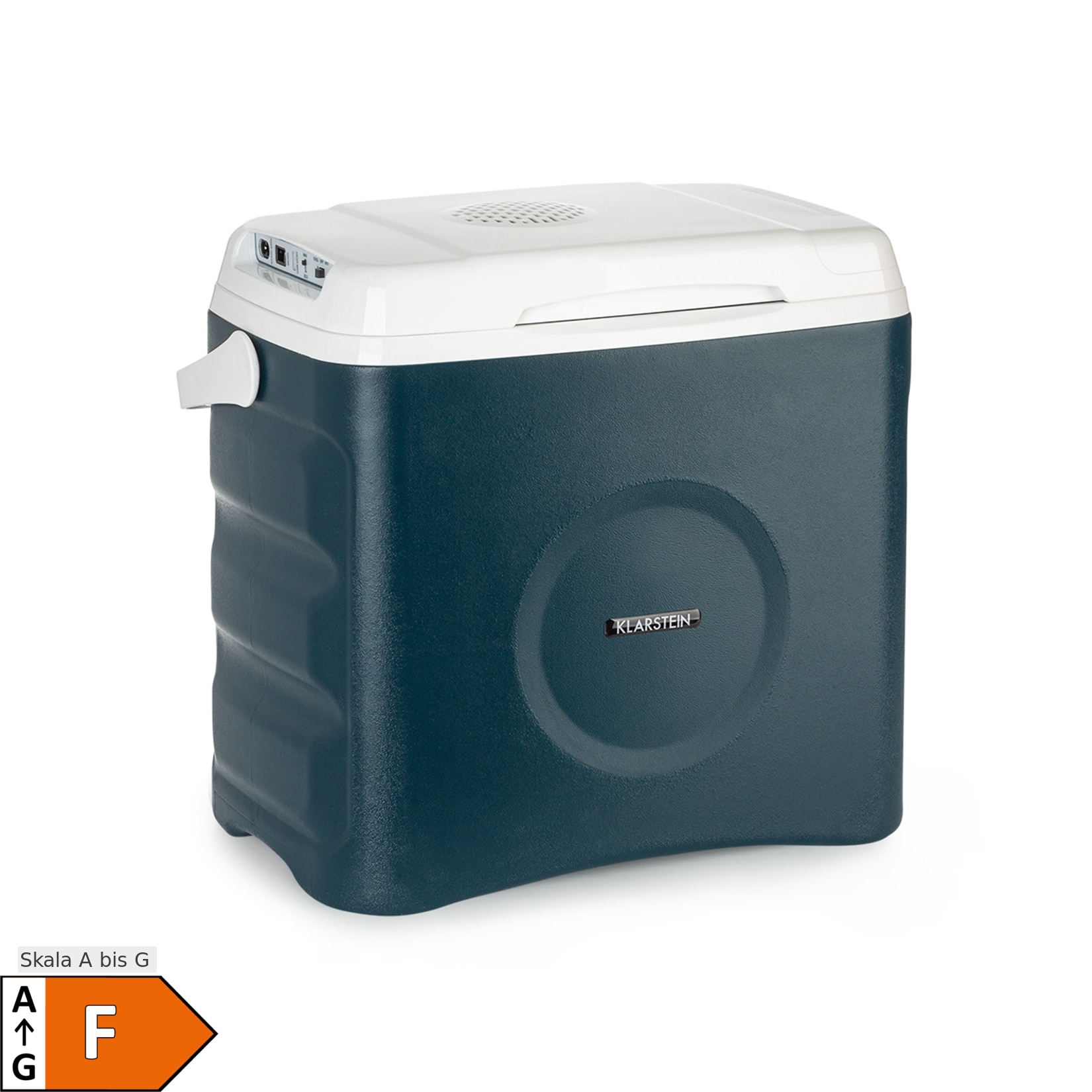 BeerBelly 29 Elektrische Kühlbox Kühl-& Warmhaltefunktion USB-Port ECO-Modus Blau