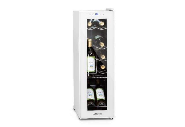 Shiraz 12 Slim Uno Weinkühlschrank 32l/12Fl.Touch 85 W 5-18 °C LED Weiß 32 Liter / 12 Flaschen