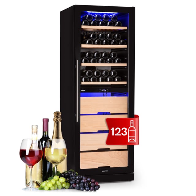 Barossa 123 Duo Weinkühlschrank 123 Fl 226 Ltr 2 Zonen Touch-Steuerung