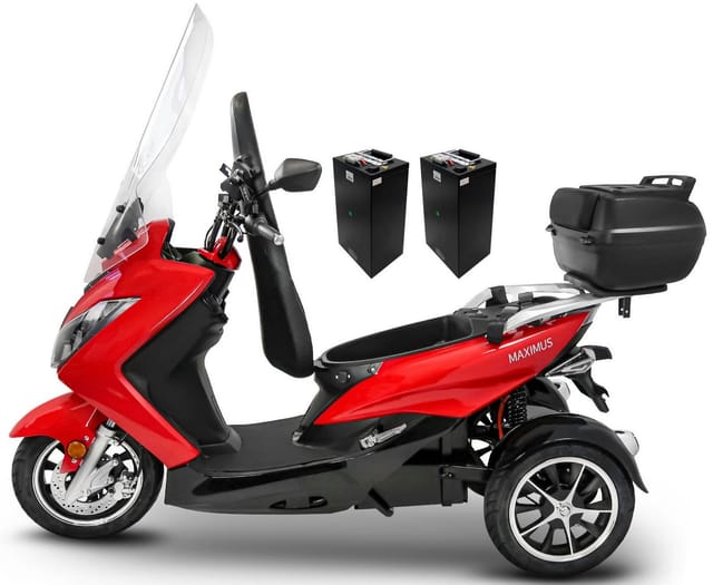 Maximus, 3-Rad E-Mobil MX3-25 - 25 km/h, 2x 60V-32,5Ah Lithium Akku, 1500 Watt