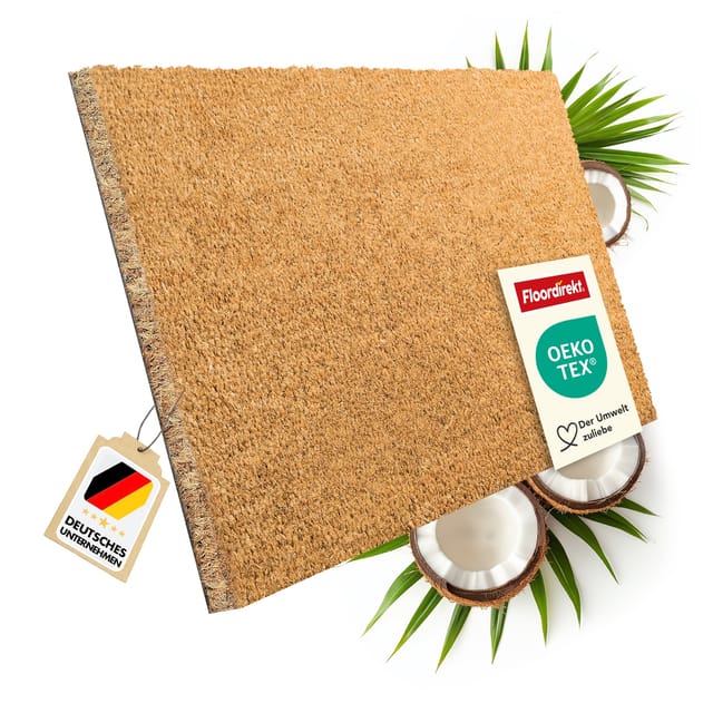 floordirekt Fußmatte Kokos Natur 24 mm