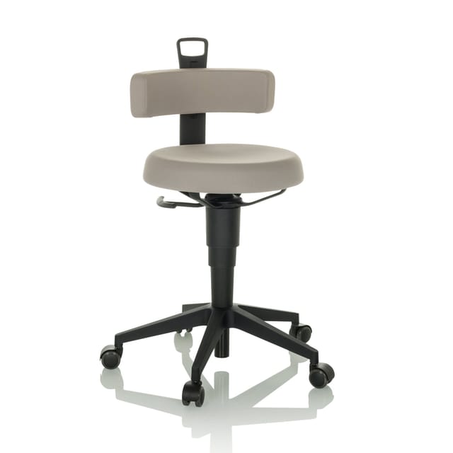 hjh OFFICE Drehhocker TOP WORK FLEX Stoff ohne Armlehnen