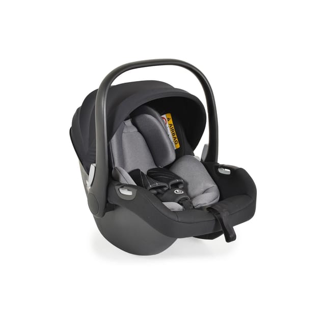Cangaroo Babyschale i-Size (40 - 83cm) Gruppe 0+ Gurt, verstellbare Kopfstütze grau